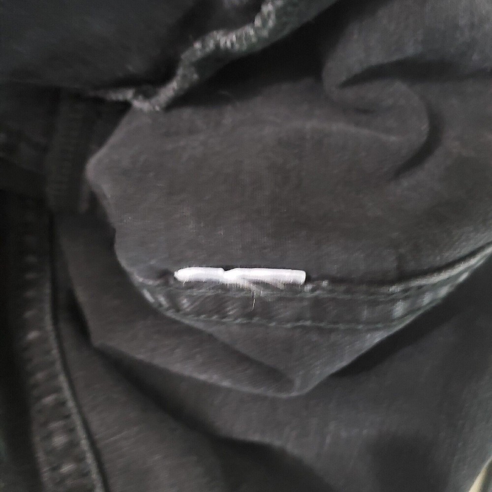 DL1961 Vika Classic Black Denim Jean Jacket Women's Sz L * See Measurements - Picture 7 of 8